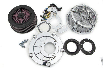 KURYAKYN AIR CLEANER MACH 2 CO-AX CHROME HD-XL 9567