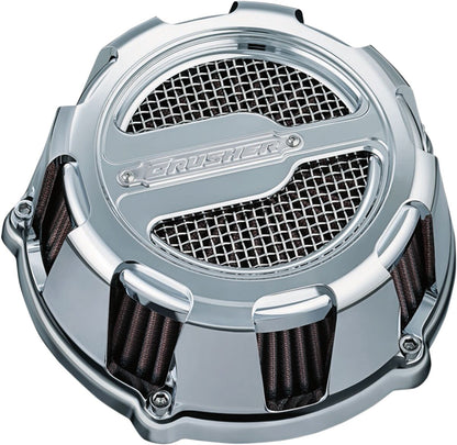 KURYAKYN ECE COMPLIANT CRUSHER MAVERICK AIR CLEANER CHROME 9654