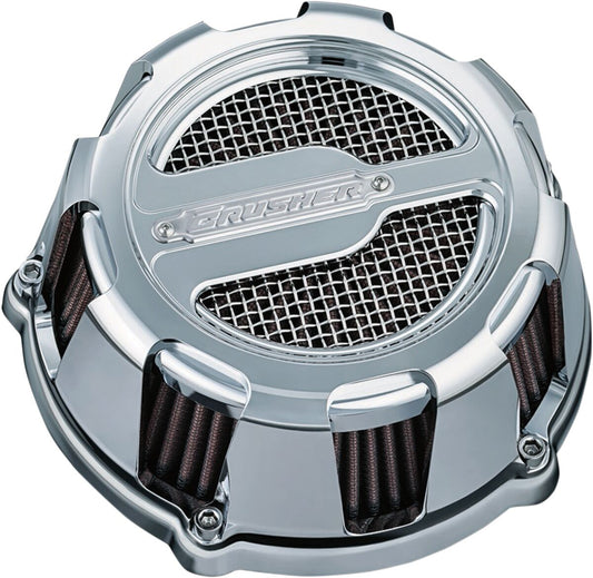 KURYAKYN ECE COMPLIANT CRUSHER MAVERICK AIR CLEANER CHROME 9654