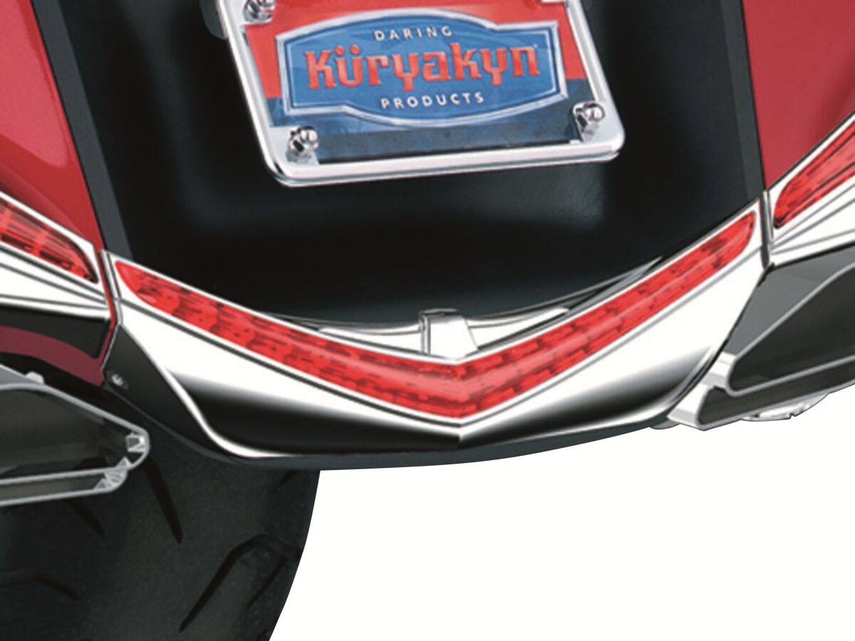 KURYAKYN LED REAR FENDER TIP CHROME HONDA GL1800 KUR3236