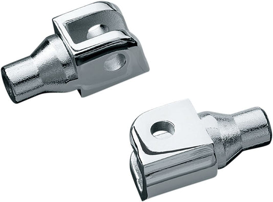KURYAKYN TAPERED PEG ADAPTERS FOR CAN-AM HONDA & SUZUKI CHROME KUR7939