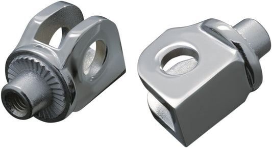 KURYAKYN SPLINED PEG ADAPTERS FOR CAN-AM HONDA & SUZUKI CHROME KUR8808