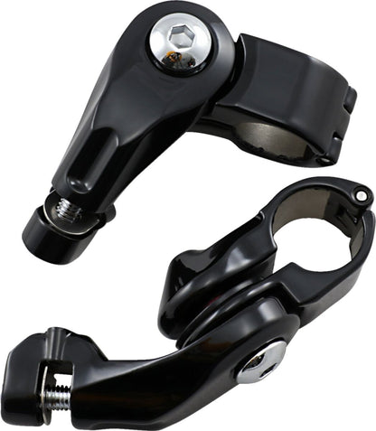 KURYAKYN CRUISE MOUNTS TOUR TECH SHORT ARM BLACK KUR7574