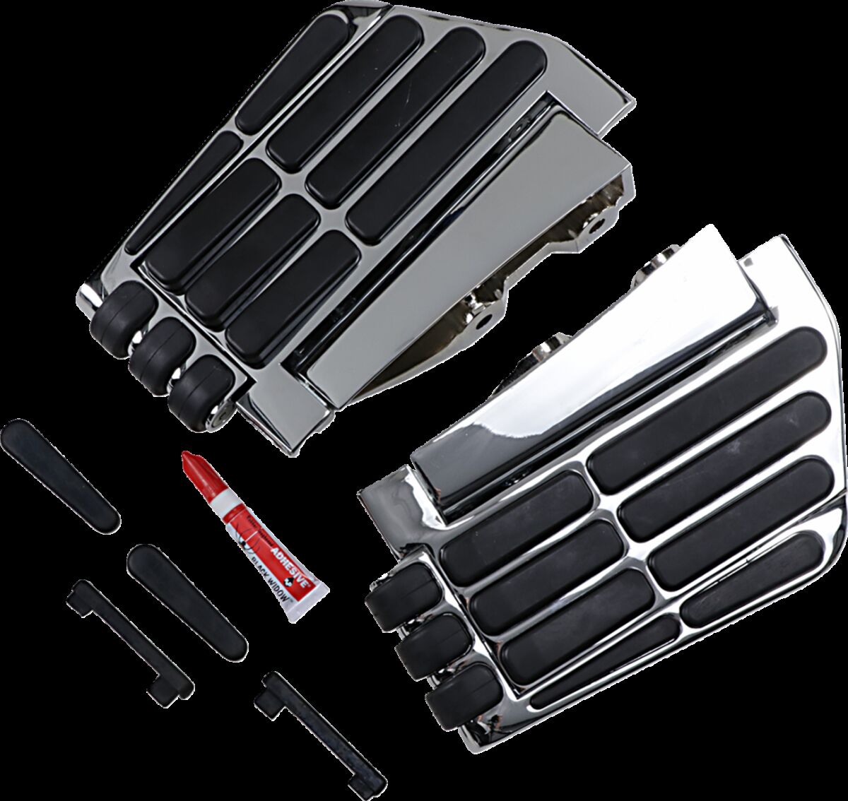 KURYAKYN PASSENGER FLOORBOARD TRANSFORMER CHROME KUR7006