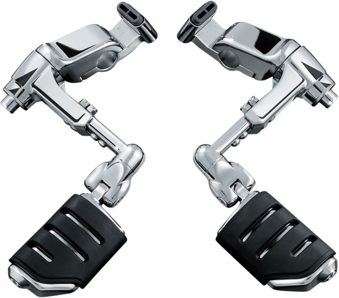 KURYAKYN CRUISE MOUNTS ERGO III WITH TRIDENT DUALLY ISO-PEGS CHROME KUR4081