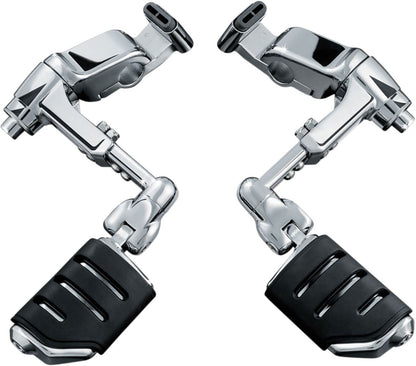 KURYAKYN CRUISE MOUNTS ERGO III WITH TRIDENT DUALLY ISO-PEGS CHROME KUR4081