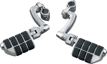 KURYAKYN LONGHORN OFFSET HIGHWAY PEGS WITH 1�?� MAGNUM QUICK CLAMP KUR7980