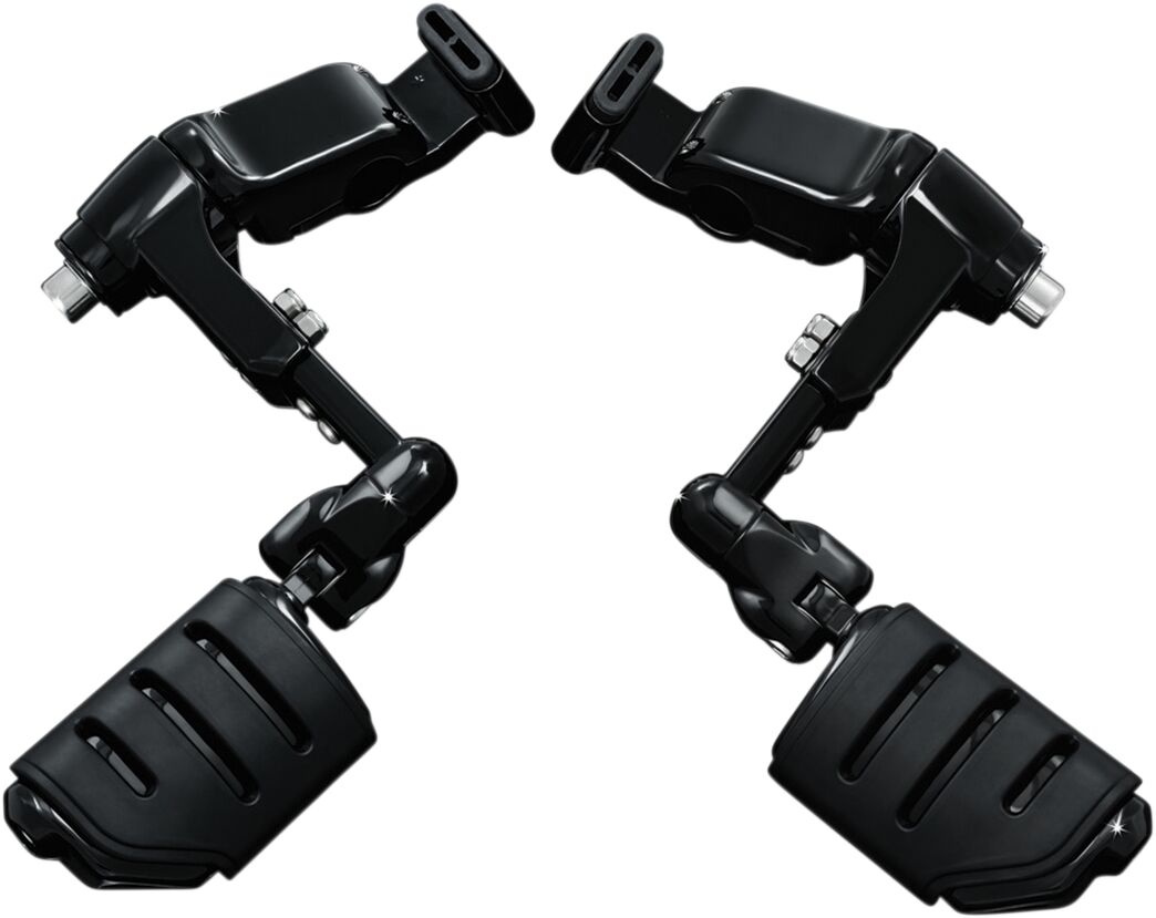 KURYAKYN CRUISE PEG MOUNTS ERGO III WITH TRIDENT DUALLY ISO-PEGS BLACK KUR3990