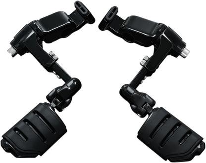 KURYAKYN CRUISE PEG MOUNTS ERGO III WITH TRIDENT DUALLY ISO-PEGS BLACK KUR3990