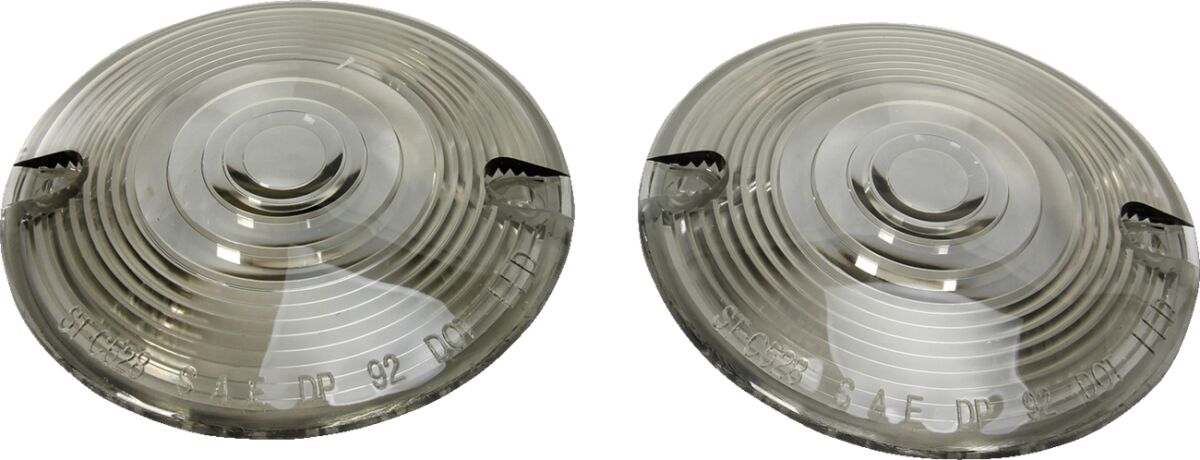 KURYAKYN REPLACEMENT LENSES FOR STOCK TURN SIGNALS SMOKE KUR4997