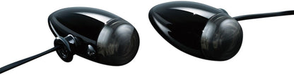 KURYAKYN MINI BULLETS AMBER LED SMOKE LENS BLACK KUR2504