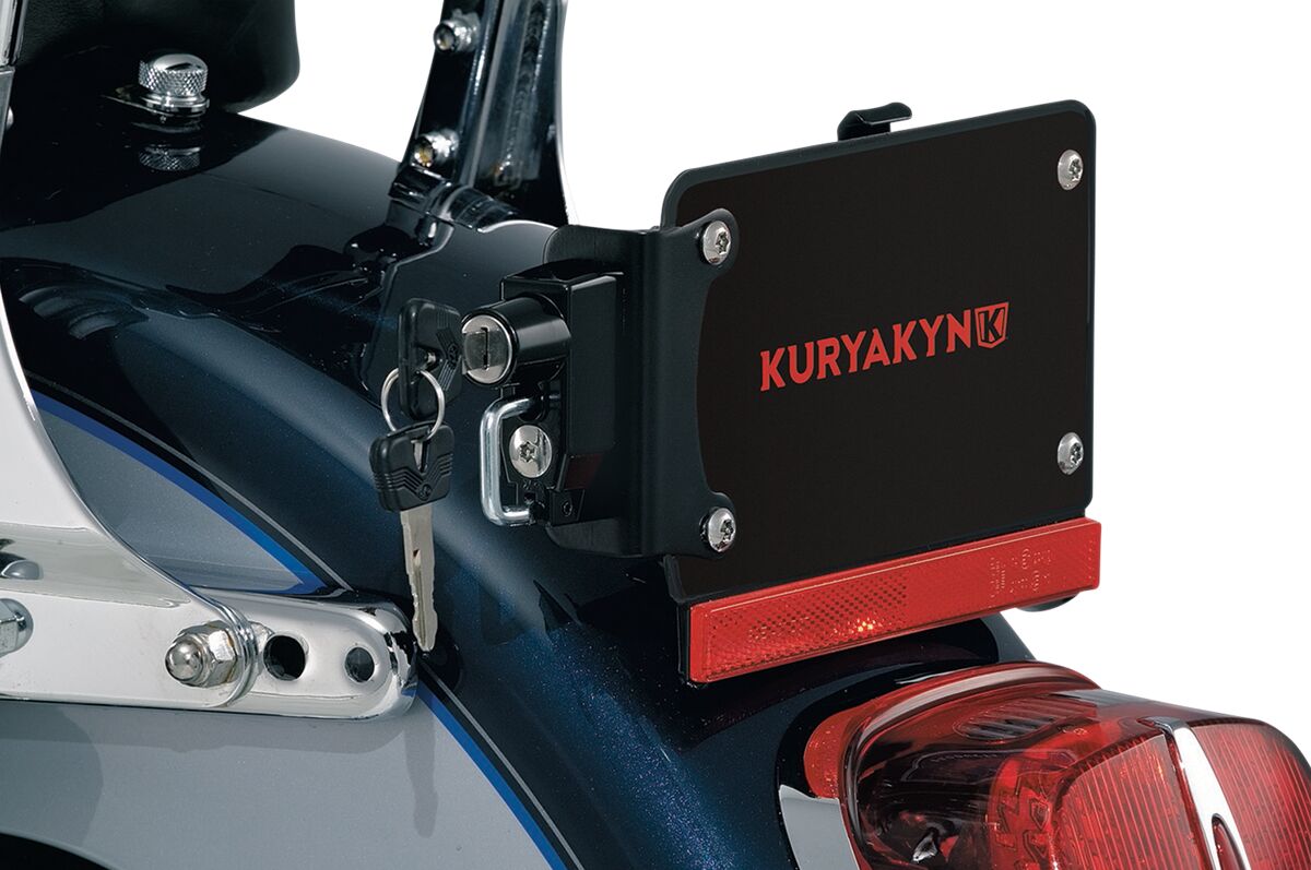KURYAKYN LICENSE PLATE WITH HELMET LOCK KUR4248