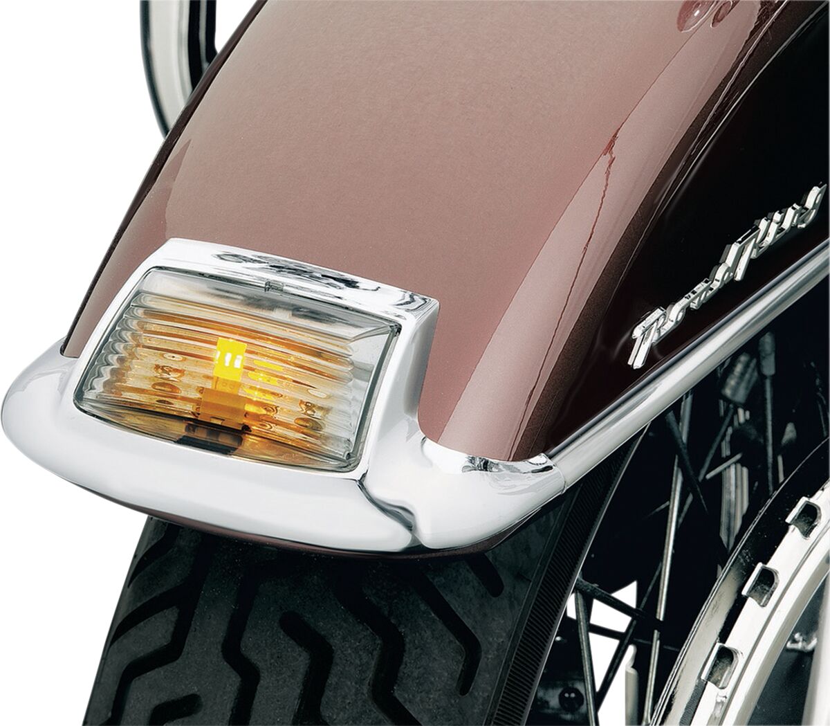 KURYAKYN LENS FRONT FENDER TIP W/LIGHT KUR4824