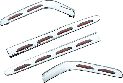 KURYAKYN LIGHTED SADDLEBAG MOLDING RED LED KUR3202