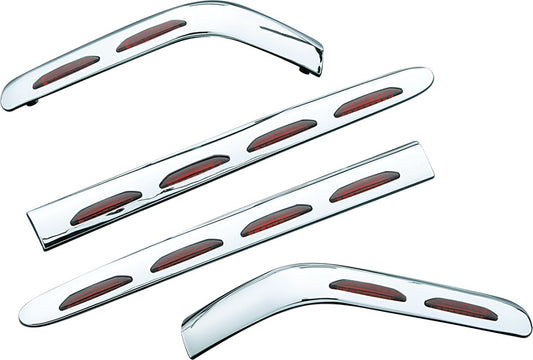 KURYAKYN LIGHTED SADDLEBAG MOLDING RED LED KUR3202