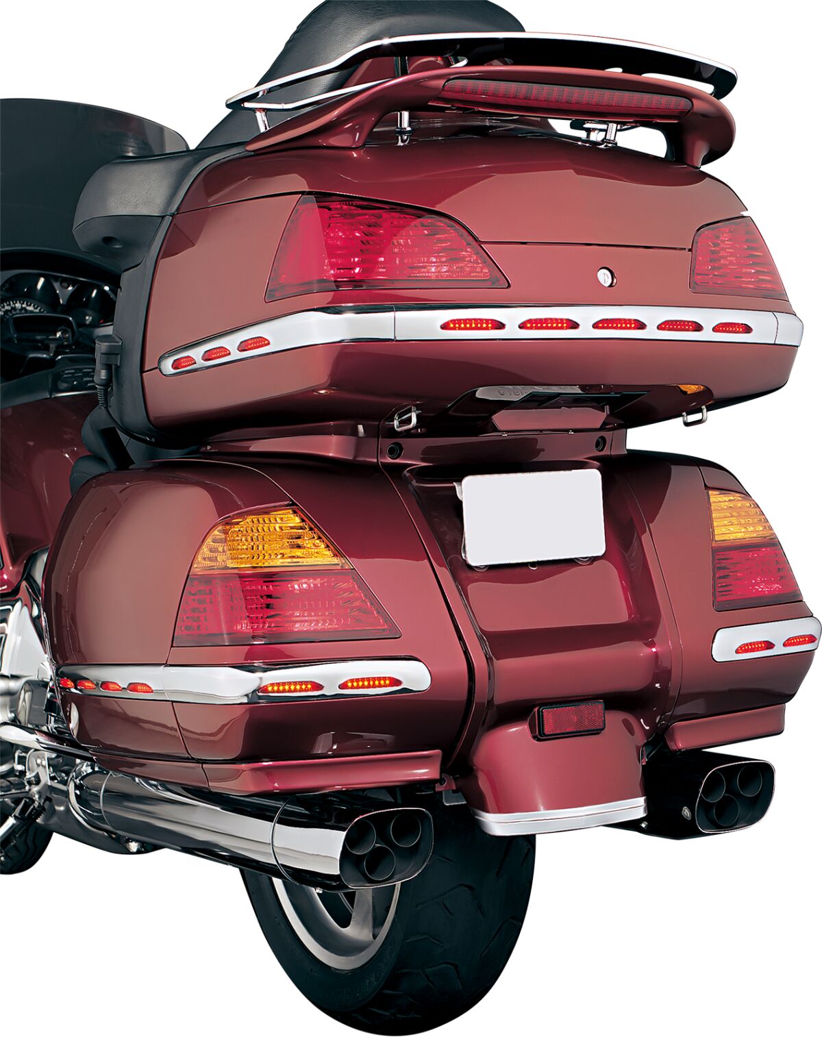 KURYAKYN LIGHTED SADDLEBAG MOLDING RED LED KUR3202