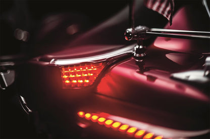 KURYAKYN PASSENGER ARMREST TRIM WITH LED TURN SIGNAL KUR3240