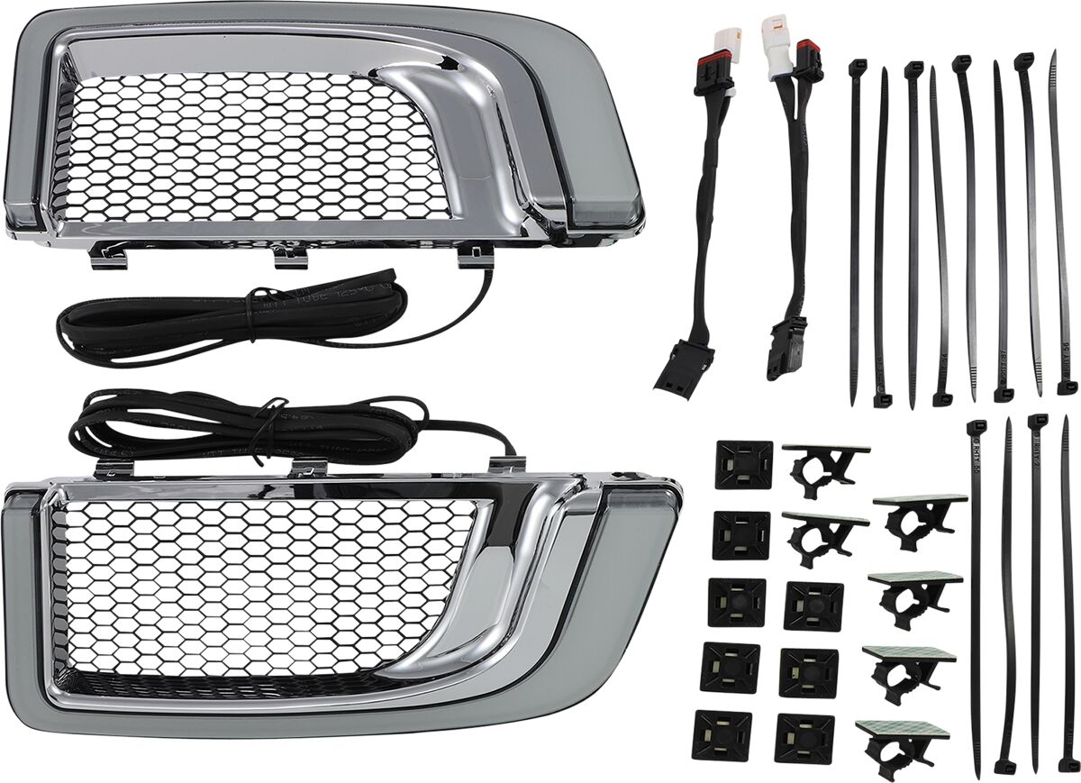 KURYAKYN GRILL LOWER TRACER W/LED - FL KUR5063