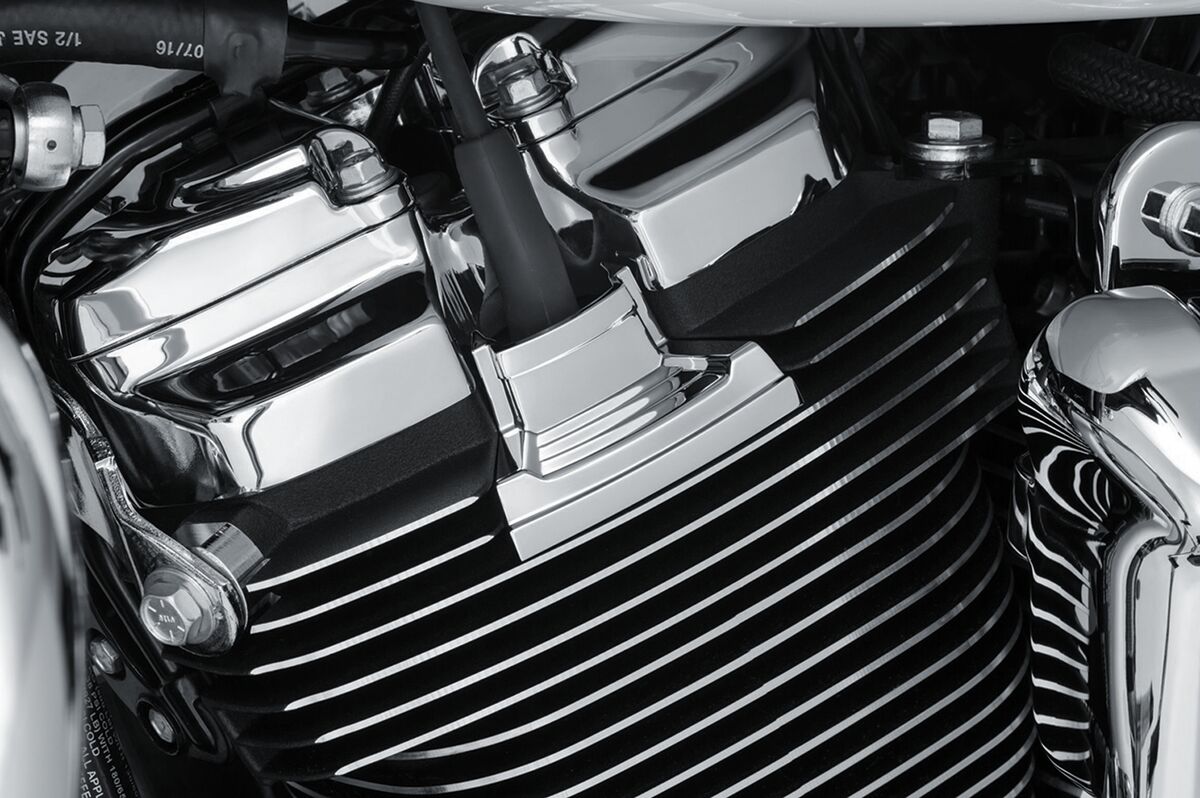 KURYAKYN SPARK PLUG COVERS PRECISION CHROME FOR MILWAUKEE 8 KUR7185