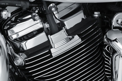 KURYAKYN SPARK PLUG COVERS PRECISION CHROME FOR MILWAUKEE 8 KUR7185