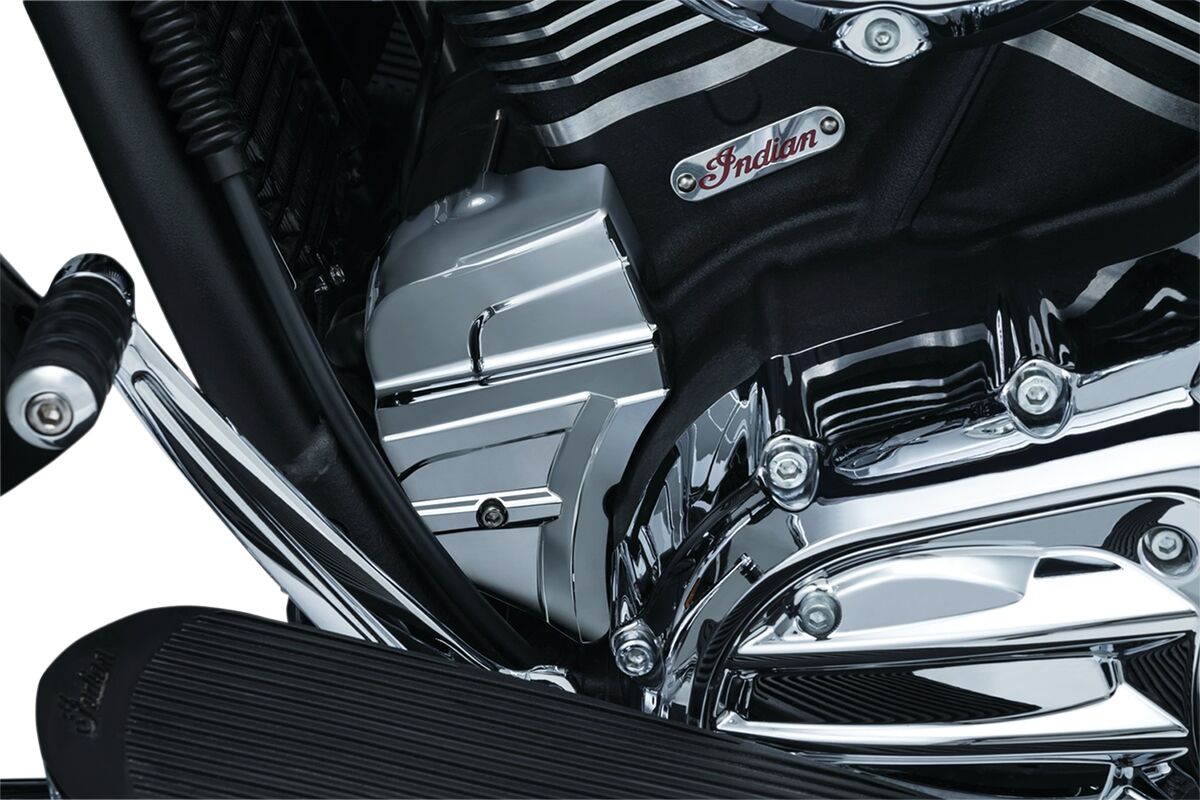KURYAKYN STARTER END COVER CHROME KUR5642