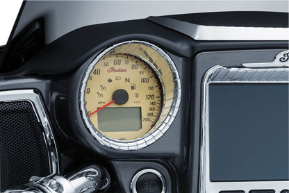 KURYAKYN GAUGE ACCENT AZTEC CHROME KUR5186