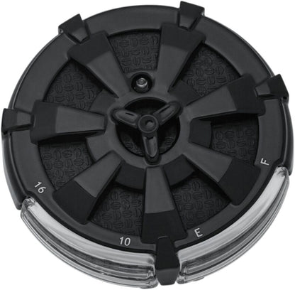 KURYAKYN ALLEY CAT LED FUEL & BATTERY GAUGE BLACK KUR7383
