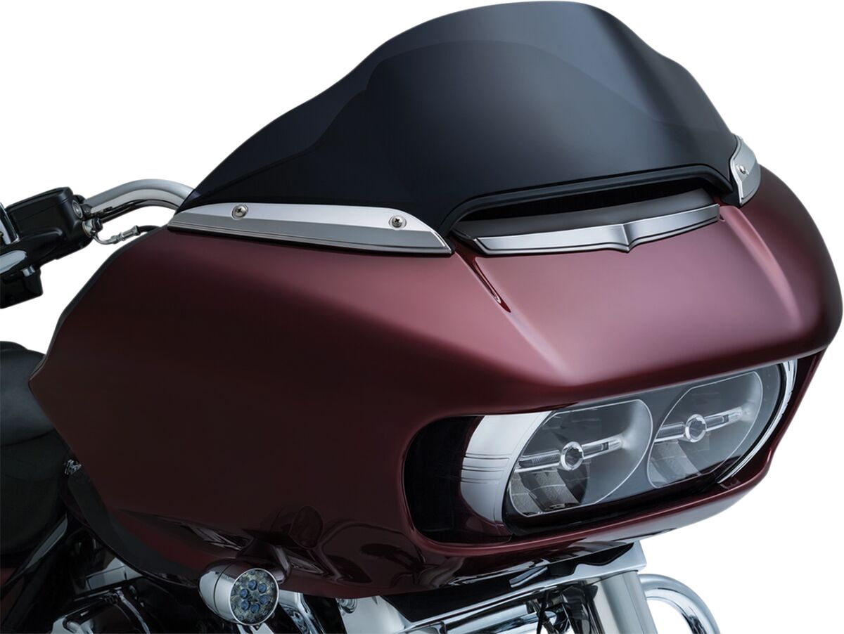 KURYAKYN WINDSHIELD SIDE TRIMS CHROME KUR2632