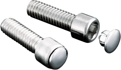 KURYAKYN HOT SPOTS CUSTOM END PLUGS CHROME FOR 1/4" ALLEN BOLTS KUR8114