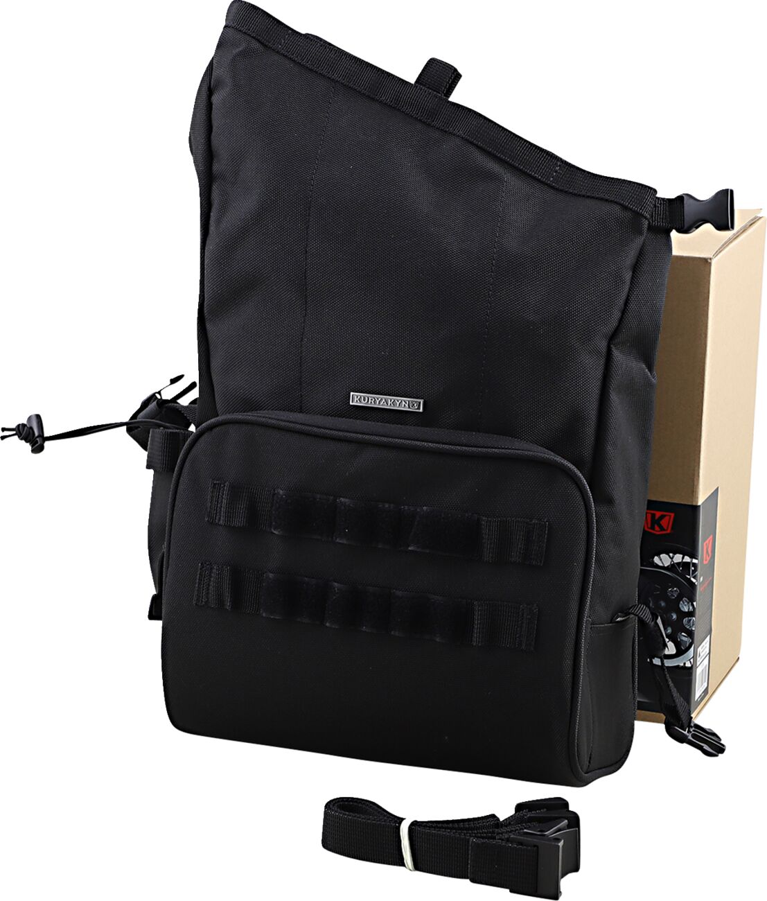 KURYAKYN BAG SWING ARM HOODRAT - BLACK KUR5170
