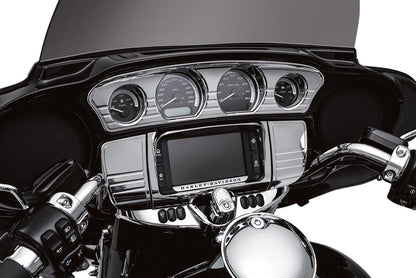 KURYAKYN DELUXE STEREO TRIM TRI-LINE KIT CHROME KUR7240