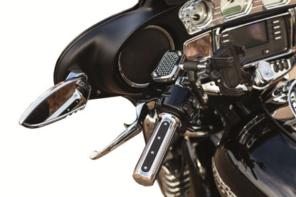 KURYAKYN FRONT SPEAKER GRILLS CORONA CHROME KUR7377
