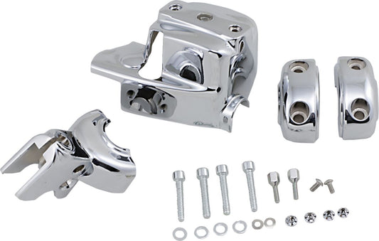 KURYAKYN CHROME BRAKE & CLUTCH CONTROL DRESS-UP KIT HD F/DUAL DISC KUR9119