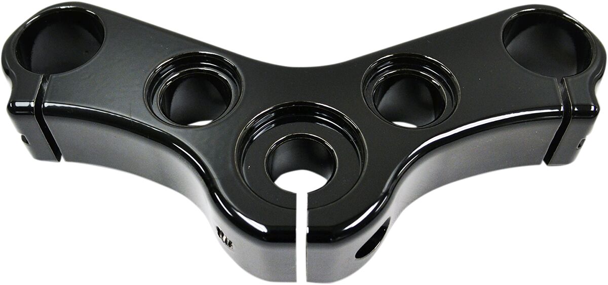 LA CHOPPERS TOP TRIPLE CLAMP FOR XL 1200 X / BLACK LA-7433-05B