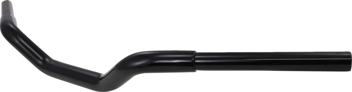 LA CHOPPERS 1 1/4" DIAMETER HEFTY SUPER BAR BLACK UNIVERSAL LA-7312-09B
