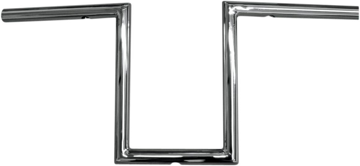 LA CHOPPERS 1" NARROW Z-BARS 10" RISE CHROME UNIVERSAL LA-7380-10
