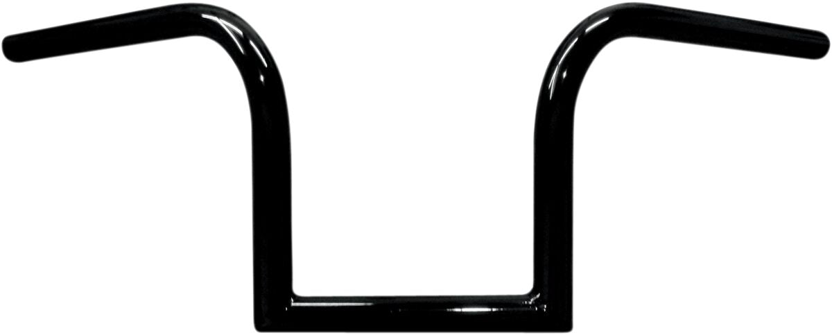 LA CHOPPERS 1" NARROW BOURBON APE BARS 8" RISE BLACK UNIVERSAL LA-7381-08B