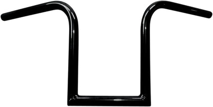 LA CHOPPERS 1" NARROW BOURBON APE BARS 10" RISE BLACK UNIVERSAL LA-7381-10B