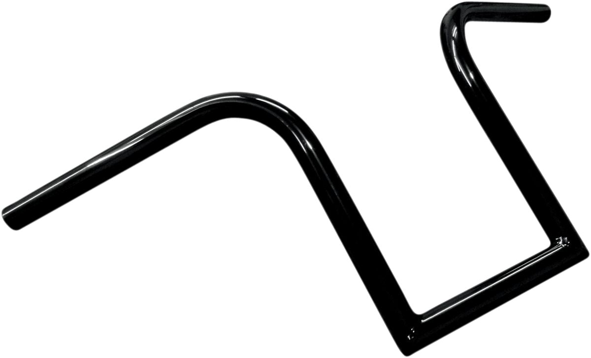 LA CHOPPERS 1" NARROW BOURBON APE BARS 10" RISE BLACK UNIVERSAL LA-7381-10B