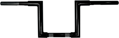 LA CHOPPERS 1.25" NARROW Z-BARS WEB 10" TALL BLACK HD LA-7307-10B