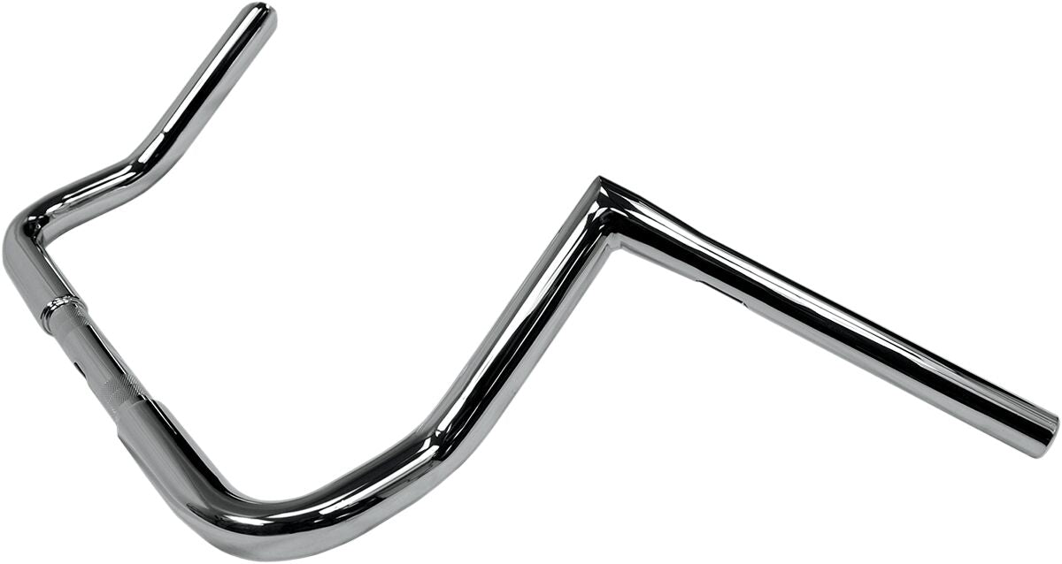 LA CHOPPERS 10" BAGGER TWIN PEAKS APE HANGER - 1.25" CHROME LA-7361-10