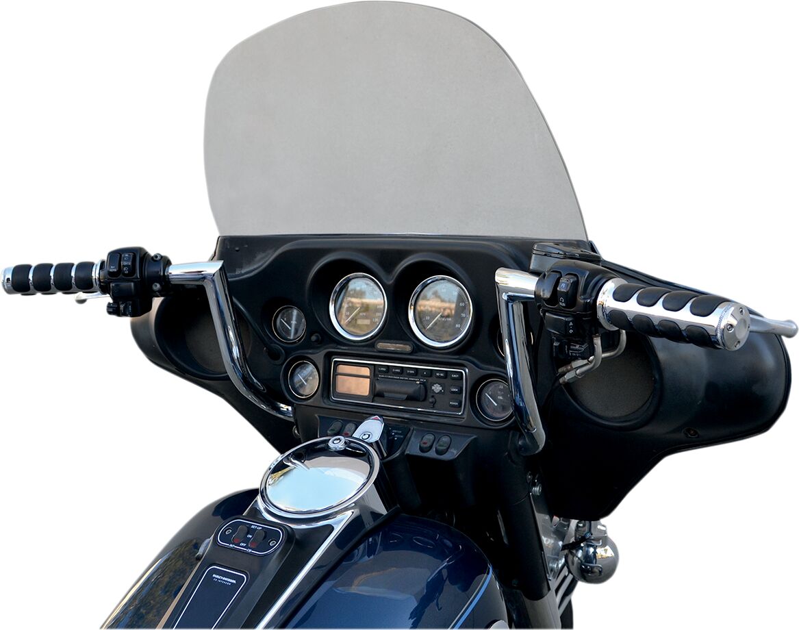 LA CHOPPERS 12" BAGGER TWIN PEAKS APE HANGER - 1.25" CHROME LA-7361-12