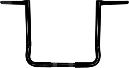 LA CHOPPERS 14" BAGGER TWIN PEAKS APE HANGER - 1.25" BLACK LA-7361-14B