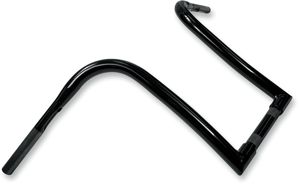 LA CHOPPERS 1-1/4" DIAMETER HANDLEBAR APE HANGER 14" BLACK LA-7341-14B