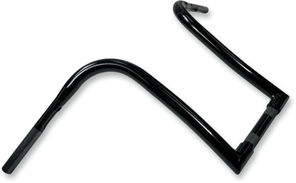 LA CHOPPERS 1-1/4" DIAMETER HANDLEBAR APE HANGER 14" BLACK LA-7341-14B