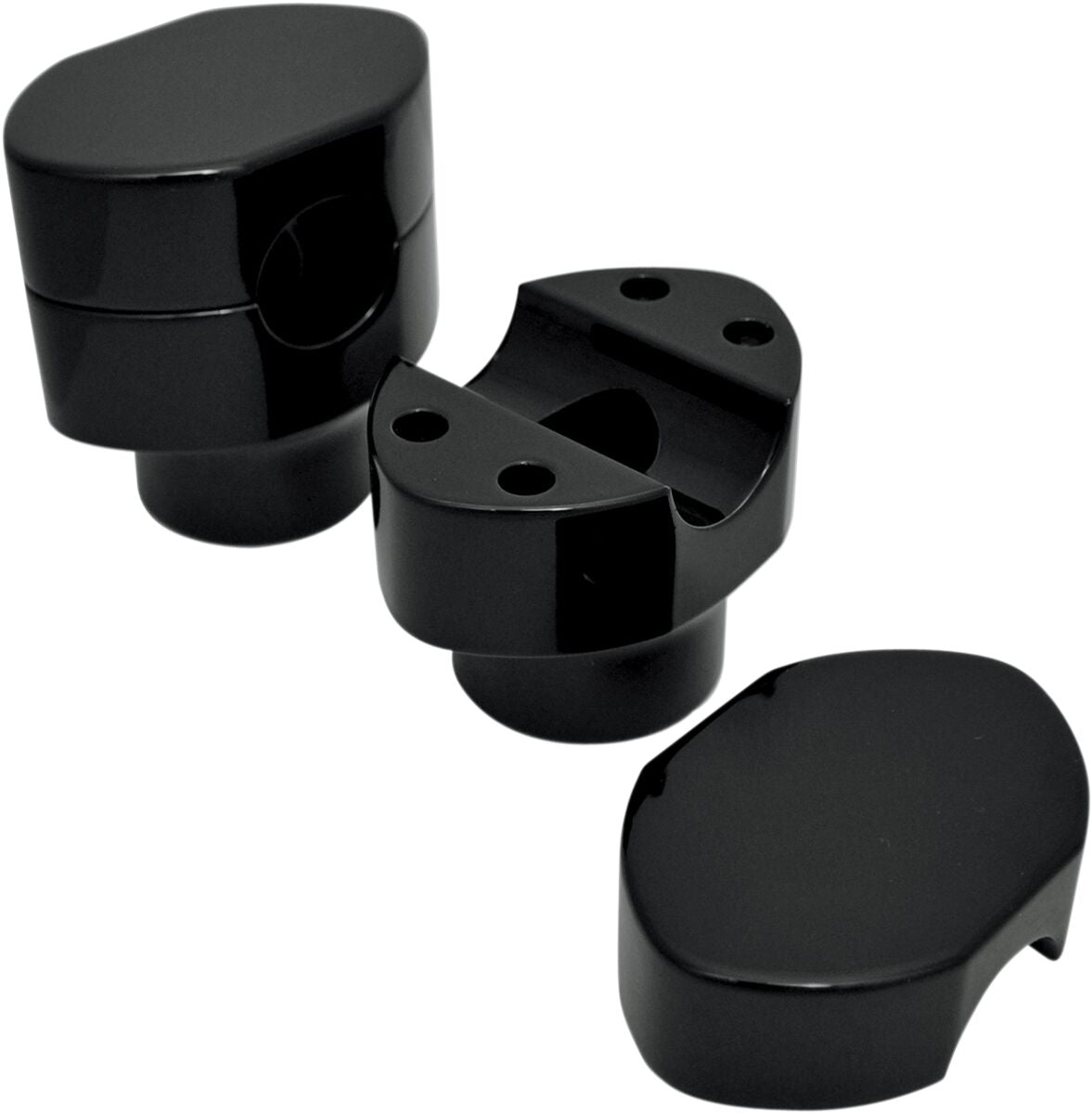 LA CHOPPERS SPRINGER RISER KITS FOR 1.25" HANDLEBARS BLACK HD LA-7410-00B