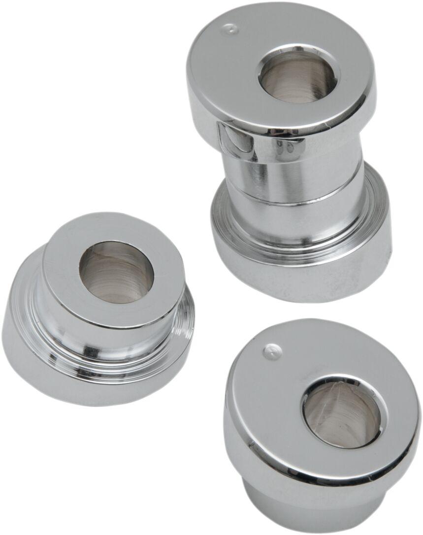 LA CHOPPERS TEN DEGREE TRIPLE TREE RISER ANGLE ADAPTERS CHROME HD LA-7400-10