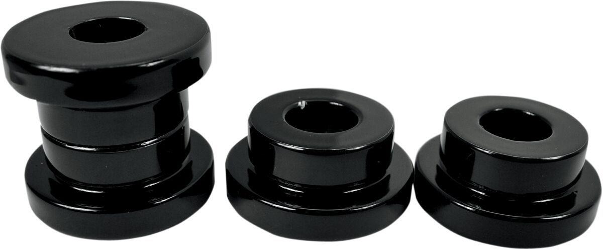 LA CHOPPERS SOLID RISER BUSHINGS BLACK HD LA-7400-50B