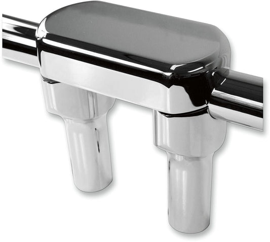 LA Choppers Three Piece Riser Kit 1.25" Mount 4" RISE Chrome HD LA-7446-04