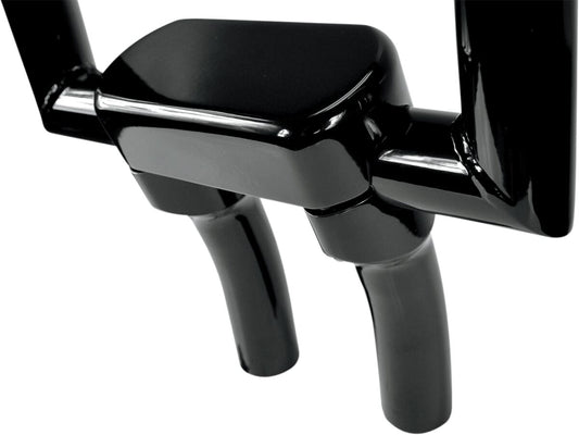 LA Choppers Three Piece Riser Kit 1.25" Mount 5.5" RISE Black HD LA-7446-05B